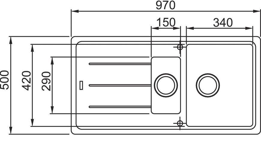 Кухонна мийка Franke Basis BFG 651, Бежевий (114.0720.001) 114.0720.001 фото