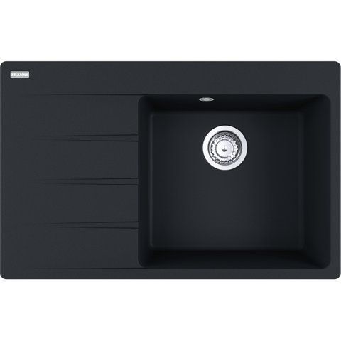 Кухонна мийка Franke Centro CNG 611- 78 TL, Чорний матовий (114.0630.466) - крило ліворуч 114.0630.466 фото