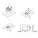 Блок розеток ASA VERSAHIT MONO 1x220 V (060.25F.00007) холодний білий (RAL 9003 - Pure White) 060.25F.00007 фото 7