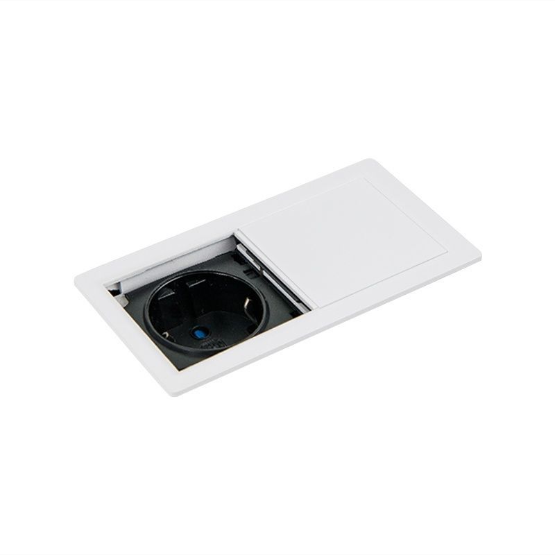 Блок розеток ASA VERSAHIT MONO 1x220 V (060.25F.00007) холодний білий (RAL 9003 - Pure White) 060.25F.00007 фото
