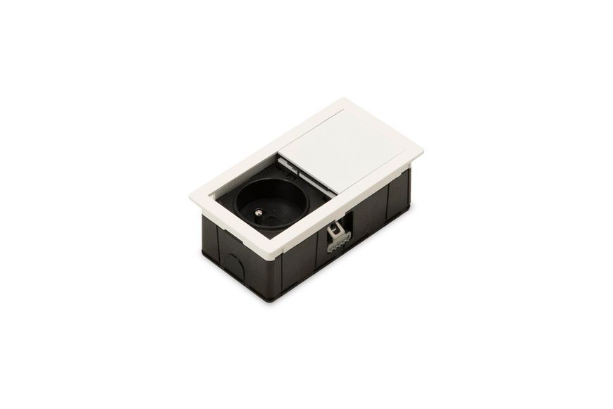 Блок розеток ASA VERSAHIT MONO 1x220 V (060.25F.00007) холодний білий (RAL 9003 - Pure White) 060.25F.00007 фото