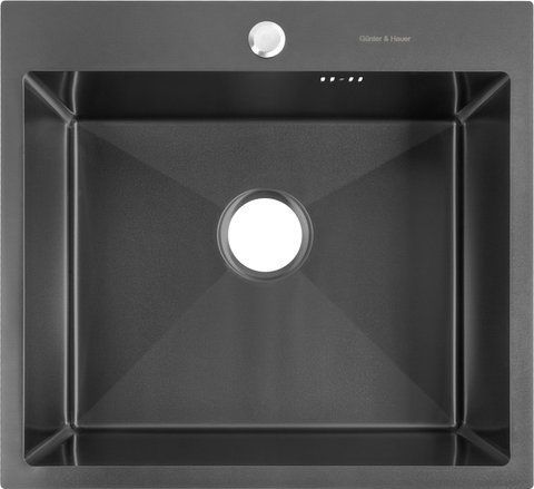 Мийка кухонна Gunter & Hauer Mindel 5522 Black (55x51 см) Mindel 5522 Black фото