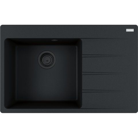 Кухонна мийка Franke Centro CNG 611- 78 TL Black Edition, Чорний матовий (114.0699.239) - крило праворуч 114.0699.239 фото