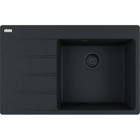 Кухонна мийка Franke Centro CNG 611- 78 TL Black Edition, Чорний матовий (114.0699.238) - крило ліворуч 114.0699.238 фото