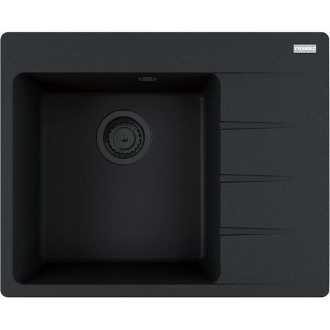 Кухонна мийка Franke Centro CNG 611-62 TL Black Edition, Чорний матовий (114.0699.242) - крило праворуч 114.0699.242 фото