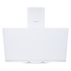 Витяжка декоративна похила Minola HVS 6232 WH/INOX 700 LED 14419 фото