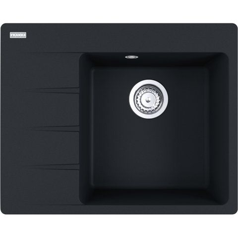 Кухонна мийка Franke Centro CNG 611-62 TL, Чорний матовий (114.0630.450) - крило ліворуч 114.0630.450 фото