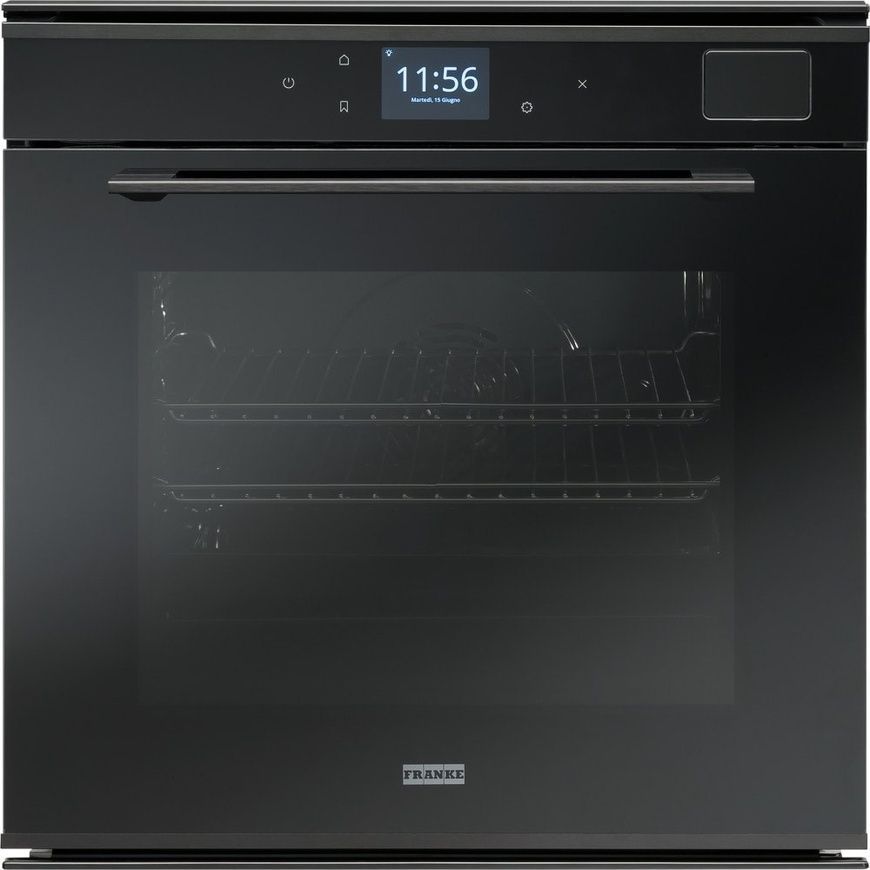 Духова шафа Franke Mythos FMY 99 HS BK (116.0613.707) скло, чорний, з функціями пароварки 116.0613.707 фото